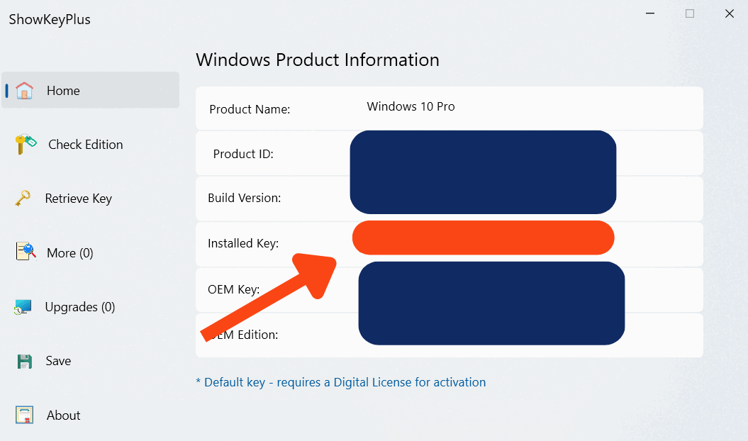 Jak zjistit product key Windows č. 1